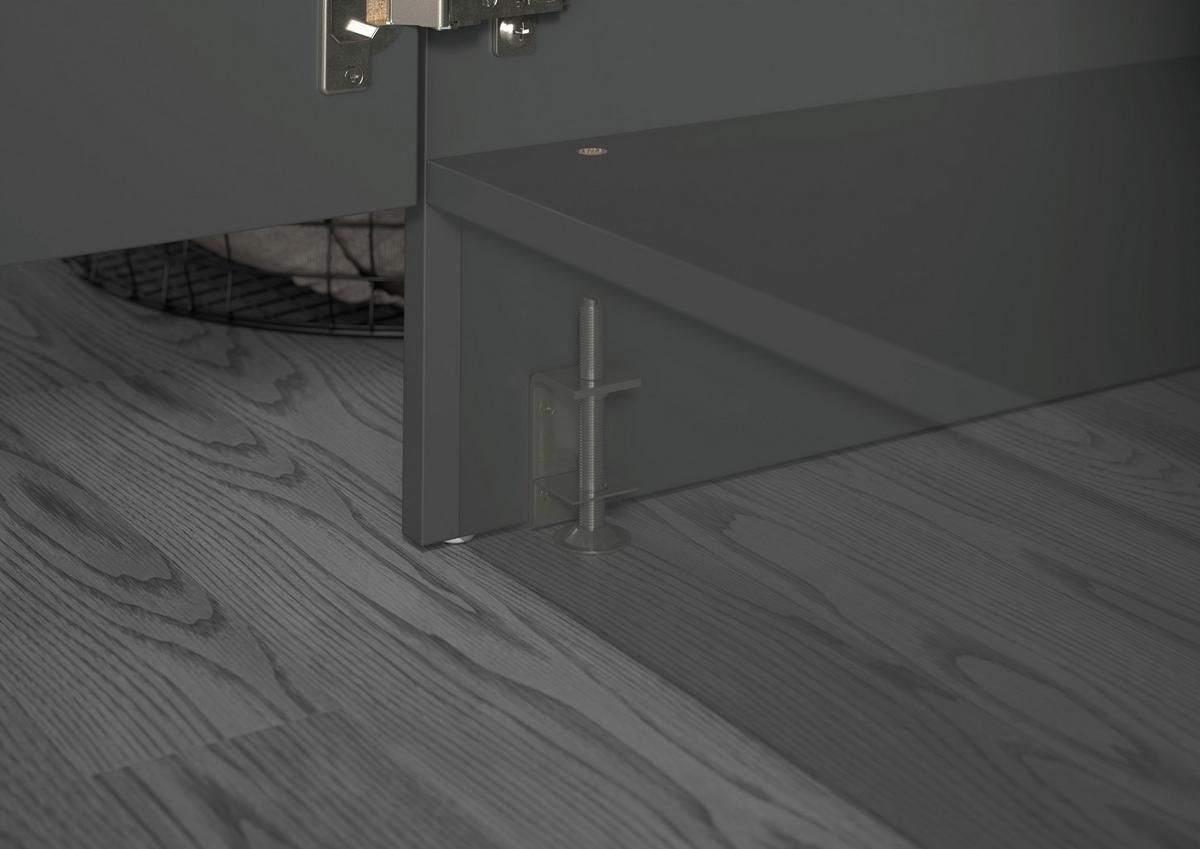 Hauswirtschaftsraum Free Anthrazit - Anthrazit, Basics, Holzwerkstoff (242/195/68cm) - MID.YOU