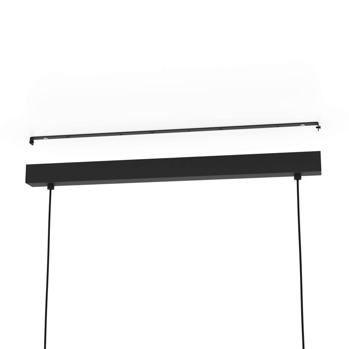 Hängeleuchte 900834_miniere - Schwarz/Grau, Design, Metall (99,5/42/110cm) - Eglo
