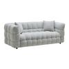 3-SITS SOFFA ENA - grå/svart, Modern, trä/textil (210/75/96cm) - Bessagi Home
