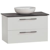 Umivalniška Enota Z Umivalnikom Maxim, Bela - siva/bela, Moderno, kovina/leseni material (86cm) - Stylife