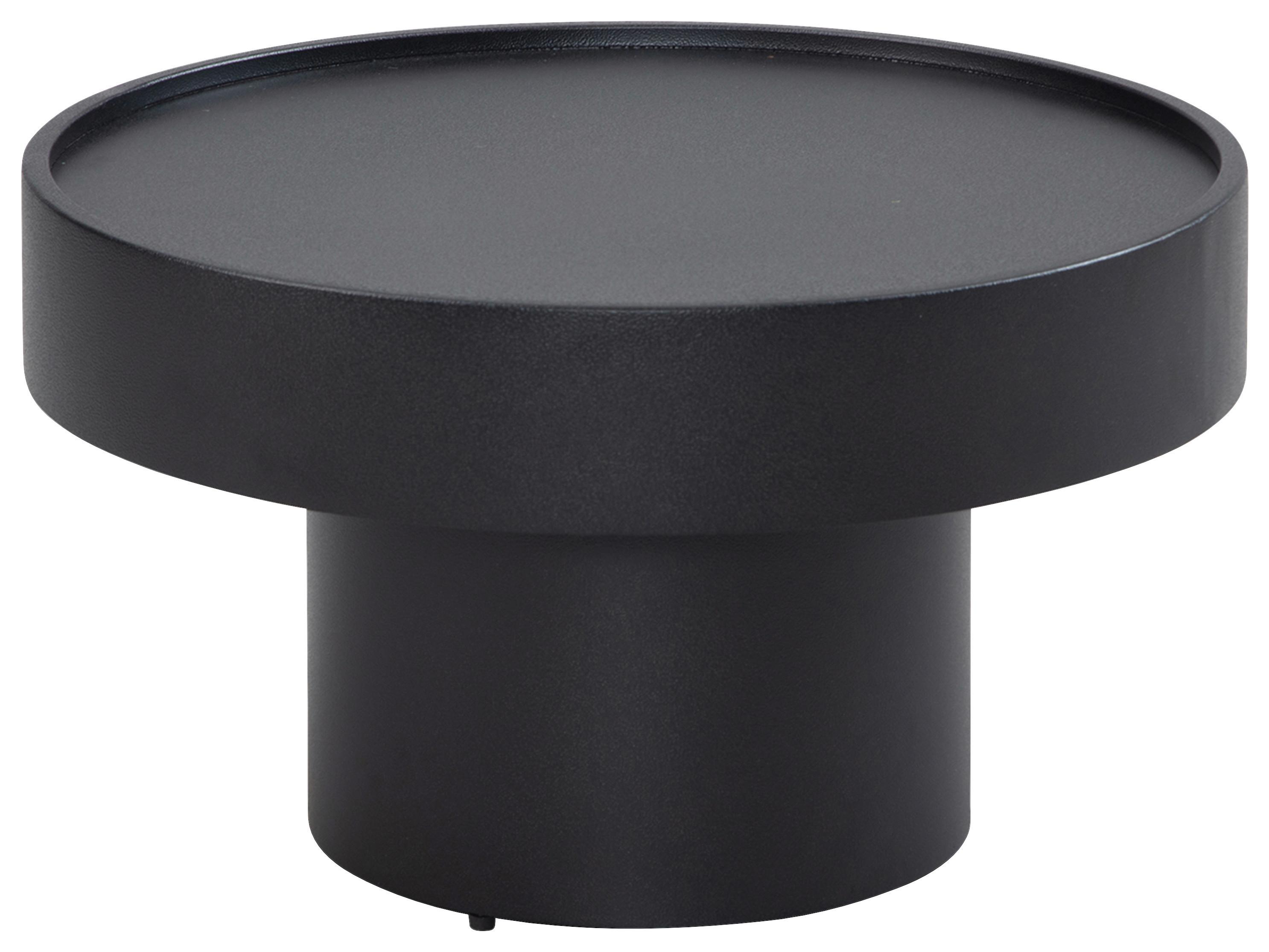 COUCHTISCH WL6.759 - Schwarz, Design, Metall (60/60/36cm) - MID.YOU