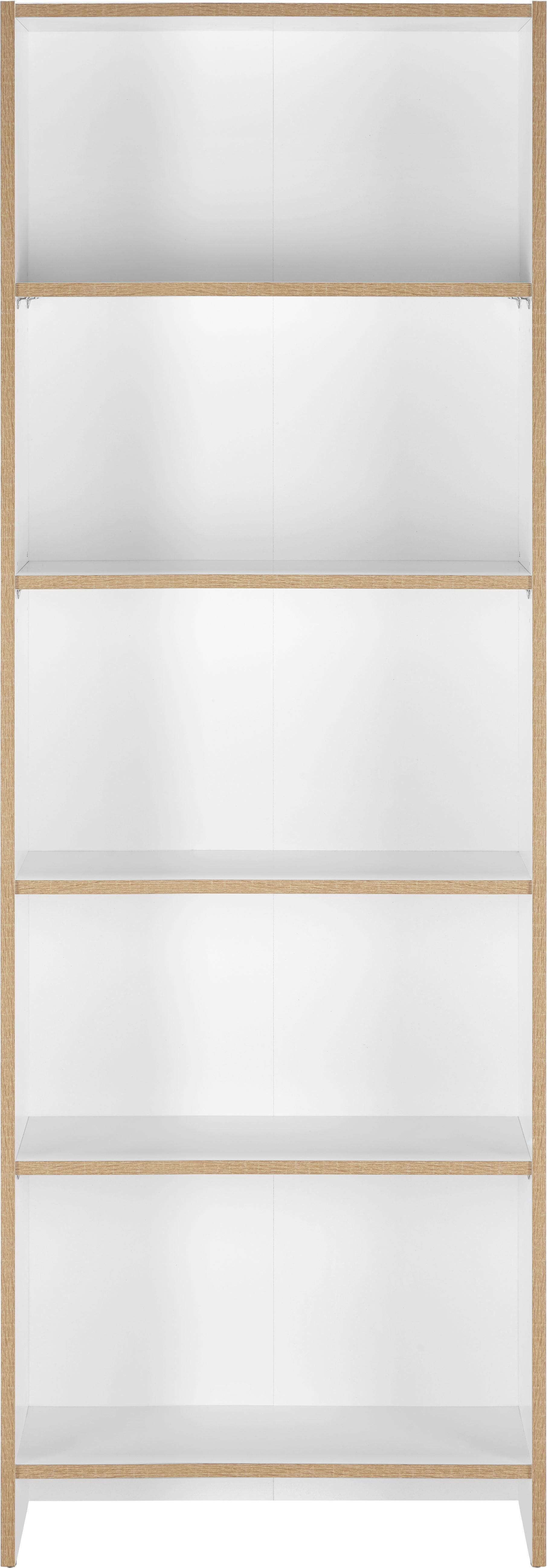 Regal Weiß - Weiß, MODERN, Holzwerkstoff (60/175/24cm) - Based