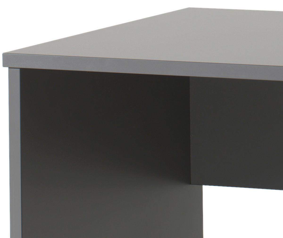 Jungendschreibtisch London Anthrazit - Anthrazit, MODERN, Holzwerkstoff (140/65/75cm) - Vipack