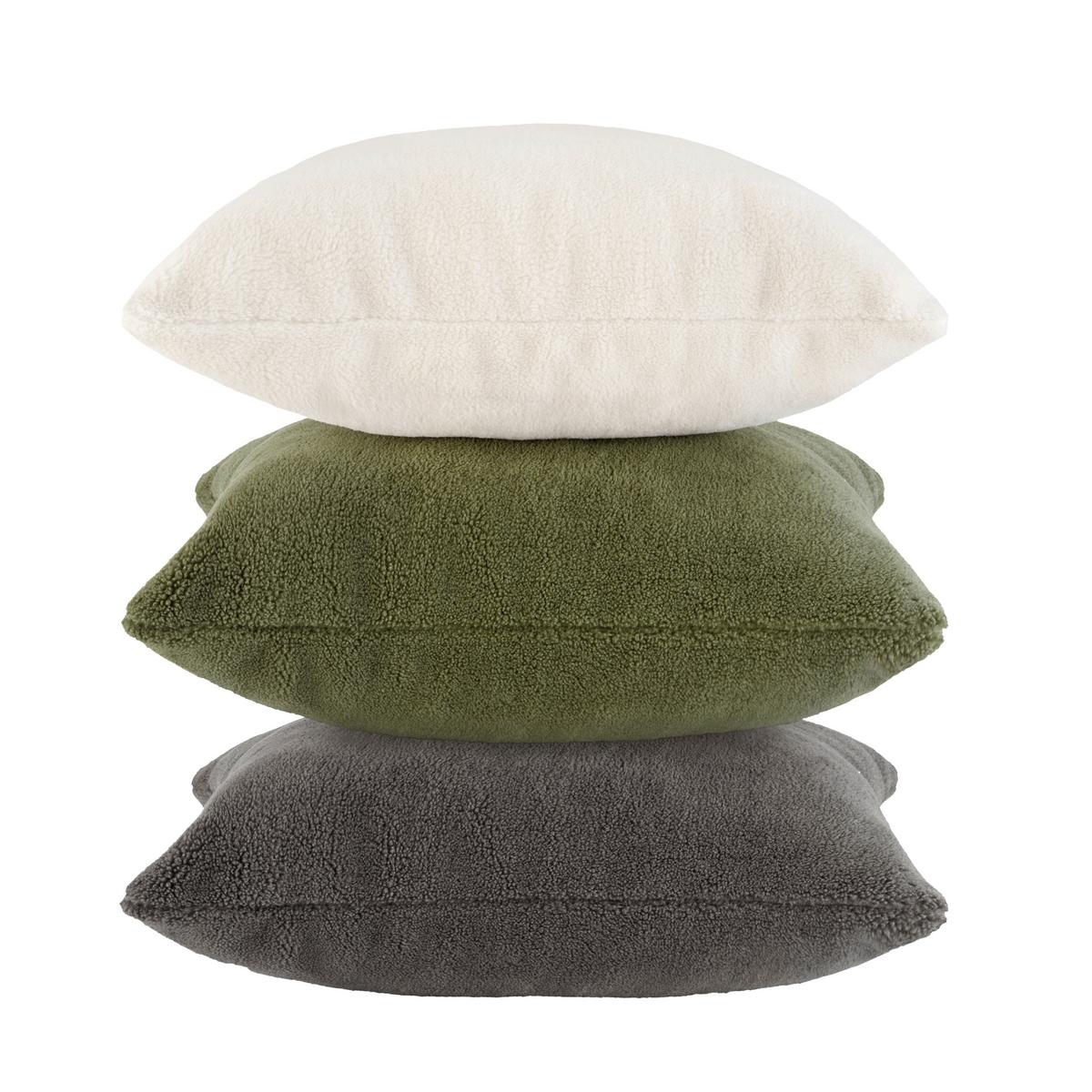 Zierkissen Fake Sheep in Anthrazit ca. 45x45cm - Anthrazit, Modern (45/45cm) - Modern Living