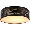 Stropna Led-svetilka 15342d1 Tunno - črna/bela, Design, kovina/umetna masa (38/13cm) - Globo