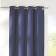 Készfüggöny Basic Ii Ulli - sötétkék, textil (140/245cm) - MÖMAX modern living