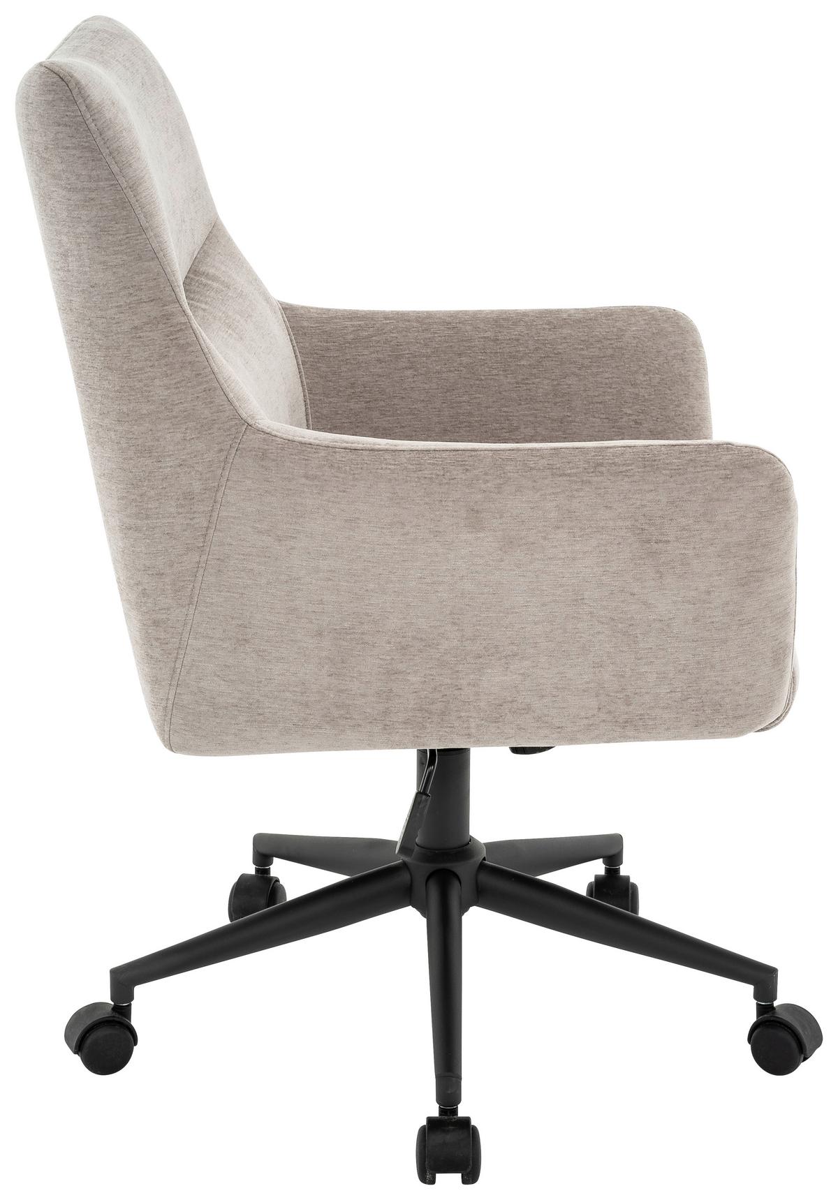 Pisarniški Stol Linz 2, Siva - siva/črna, Moderno, kovina/tekstil (64/98/68cm)