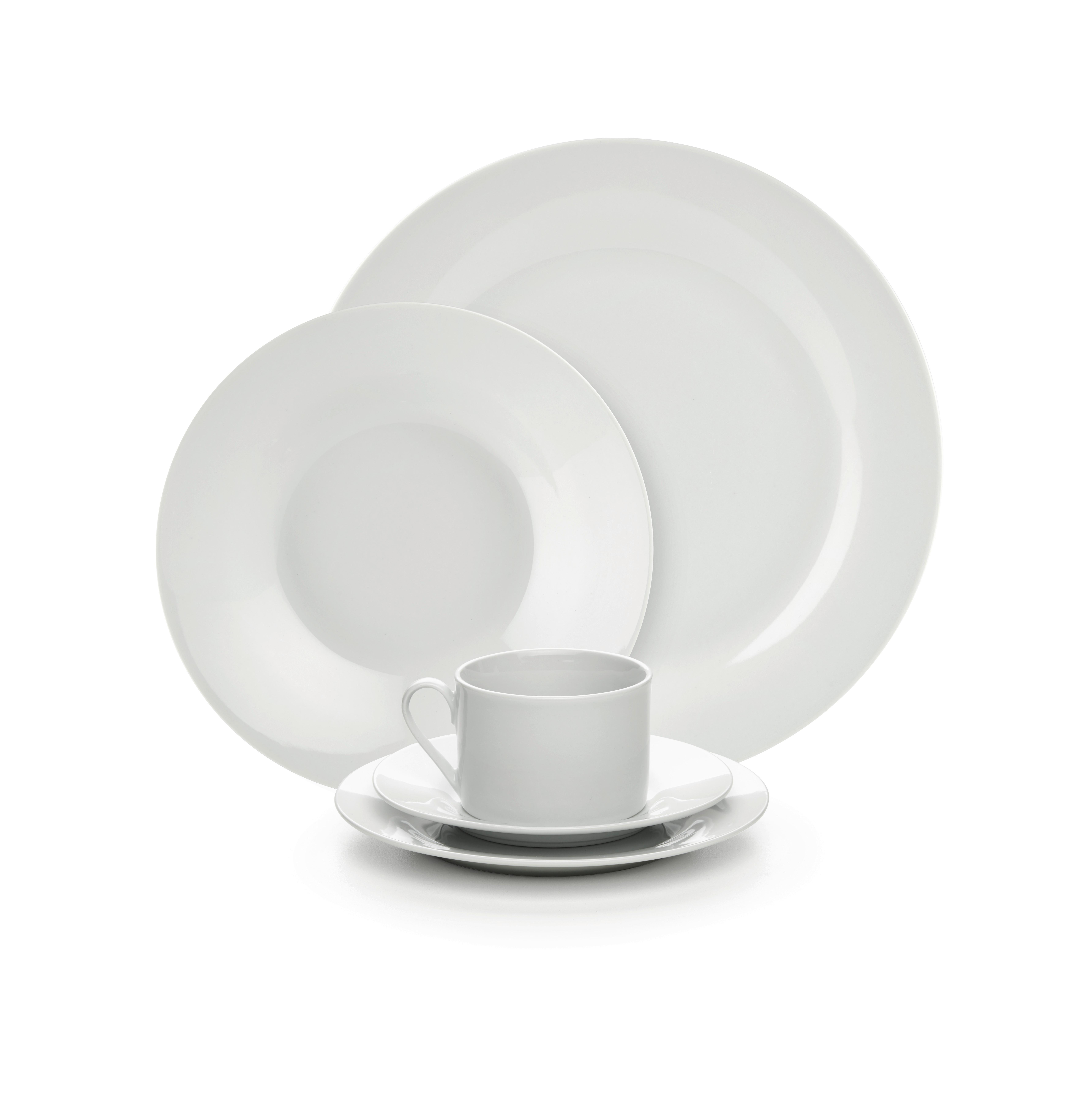 Étkészlet Nelly - fehér, Konventionell, kerámia - Modern Living