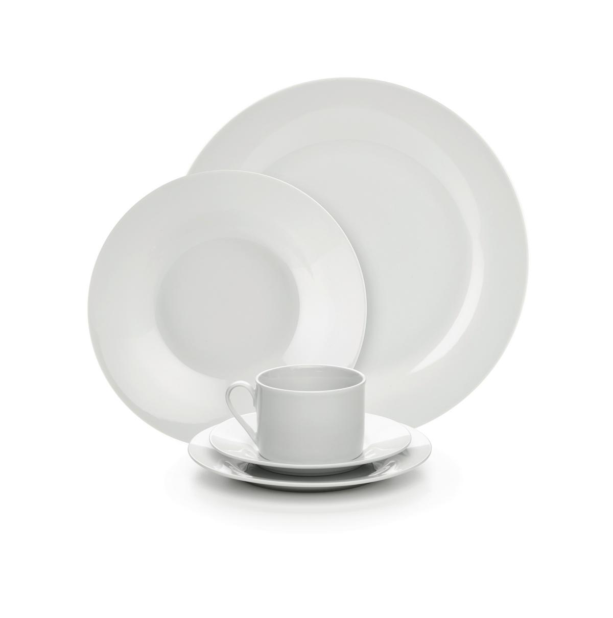 Étkészlet Nelly - fehér, Konventionell, kerámia - Modern Living