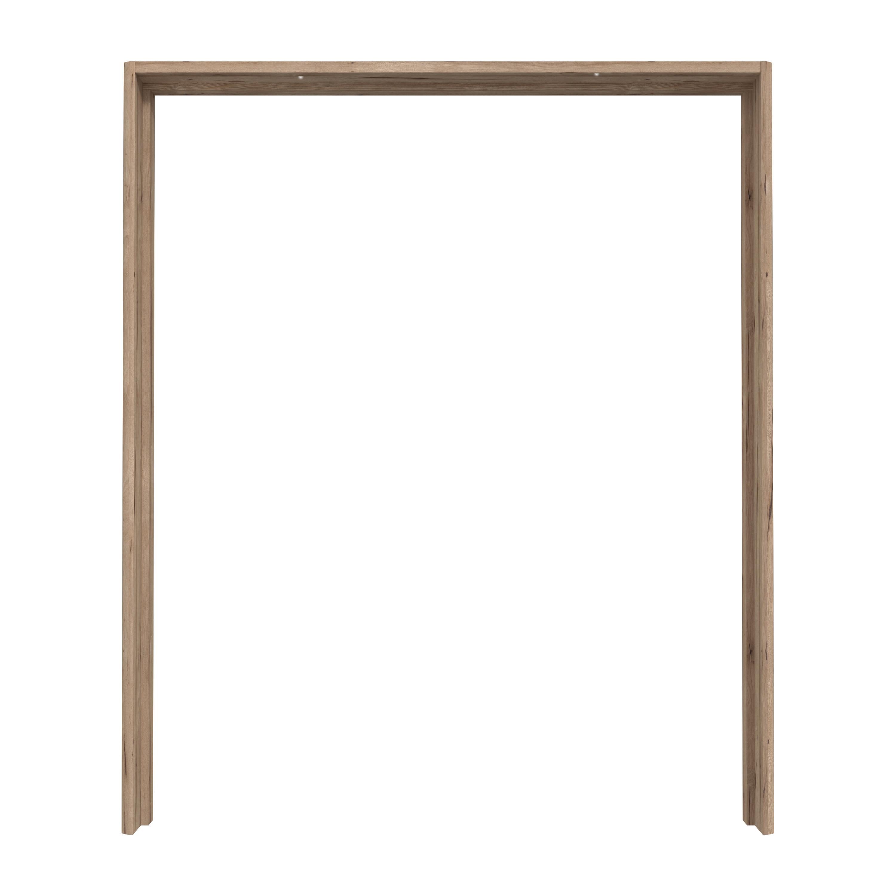 Okrasni Okvir Tess, Barva Hrasta, Osvetlitev - barve hrasta, Moderno, leseni material (182,3/215,9/22cm) - Xora