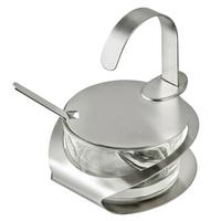 Posoda Za Marmelado 46657 - svilnato siva, Moderno, kovina (14/11/15cm) - Fackelmann