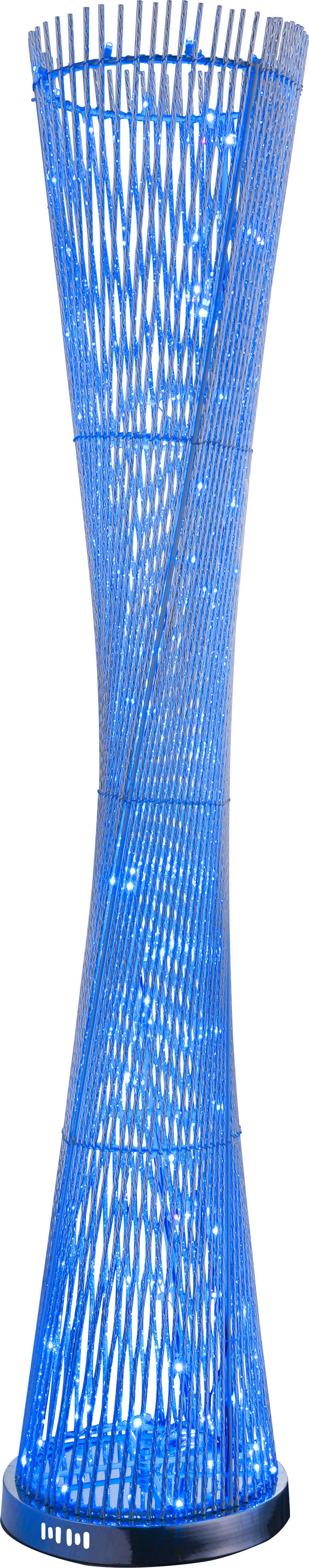 Led Svjetiljka Podna 25846 Anton - srebrne boje, Design, metal (28/143cm) - Globo