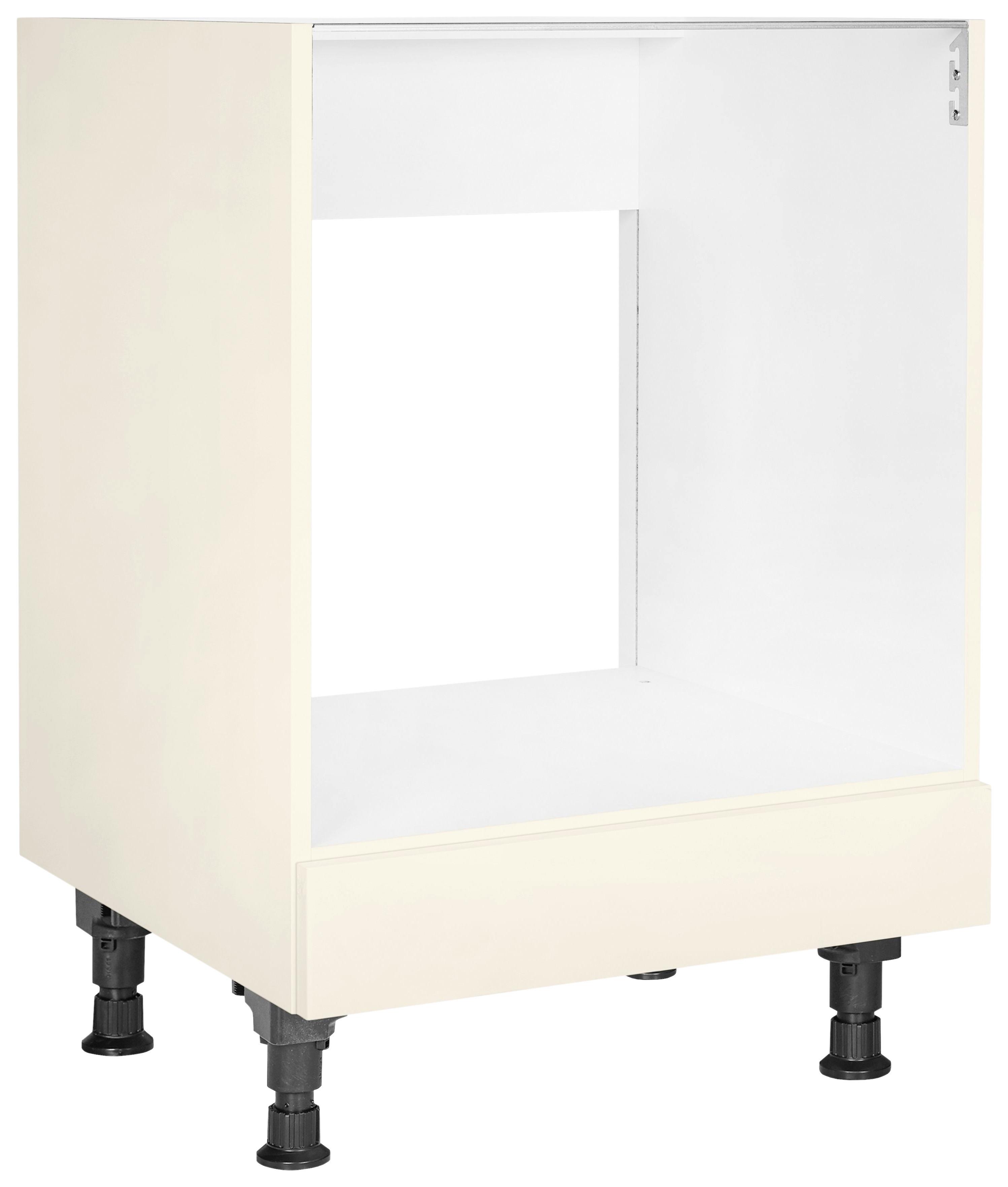 Herdumbauschrank Touch Magnolie - Magnolie, MODERN, Holzwerkstoff (60/87/56cm) - Nobilia