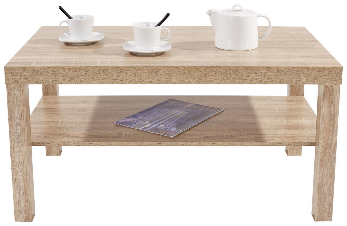 Klubska Mizica Light, Barva Hrasta - hrast sonoma, Moderno, leseni material (90/45/55cm) - Mömax