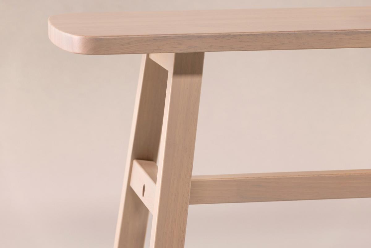 SITZBANK HÄLSÖ - Weiß, Design, Holz (140/45/35cm) - Livetastic
