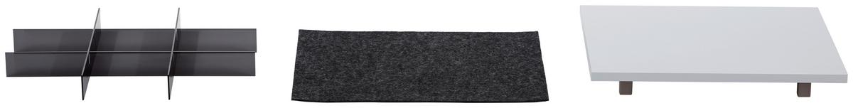 Inserție de sertare Unit - antracit, Modern, plastic (32,2/40,9/4,4cm) - Ondega