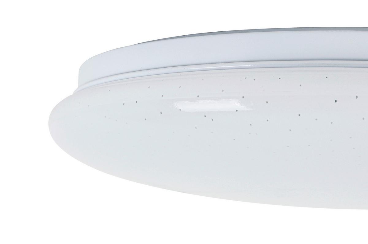 Stropna Led-svetilka Iskri - bela, Moderno, kovina/umetna masa (33/6,5cm) - Mömax