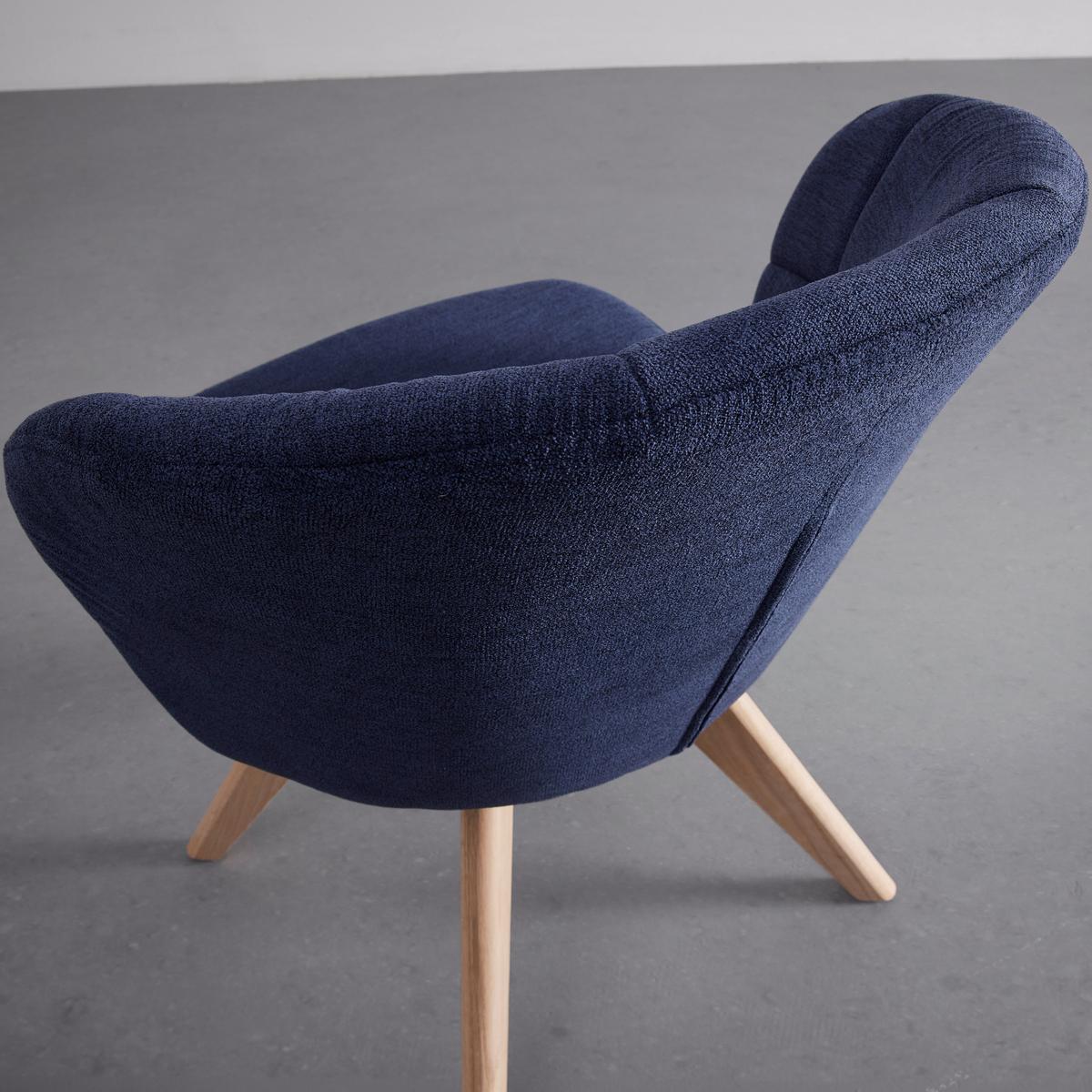 KRZESŁO MAXY - niebieski, Modern, metal/drewno (56/79,5/59,5cm) - Bessagi Home