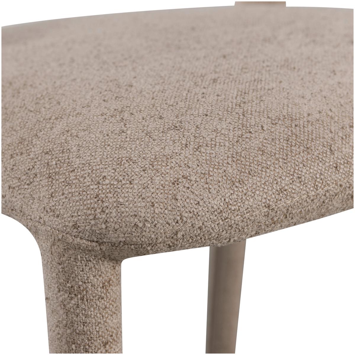 Barhocker Noble Sandfarben B: 48cm - Sandfarben, MODERN, Textil (48/95/52cm) - Livetastic