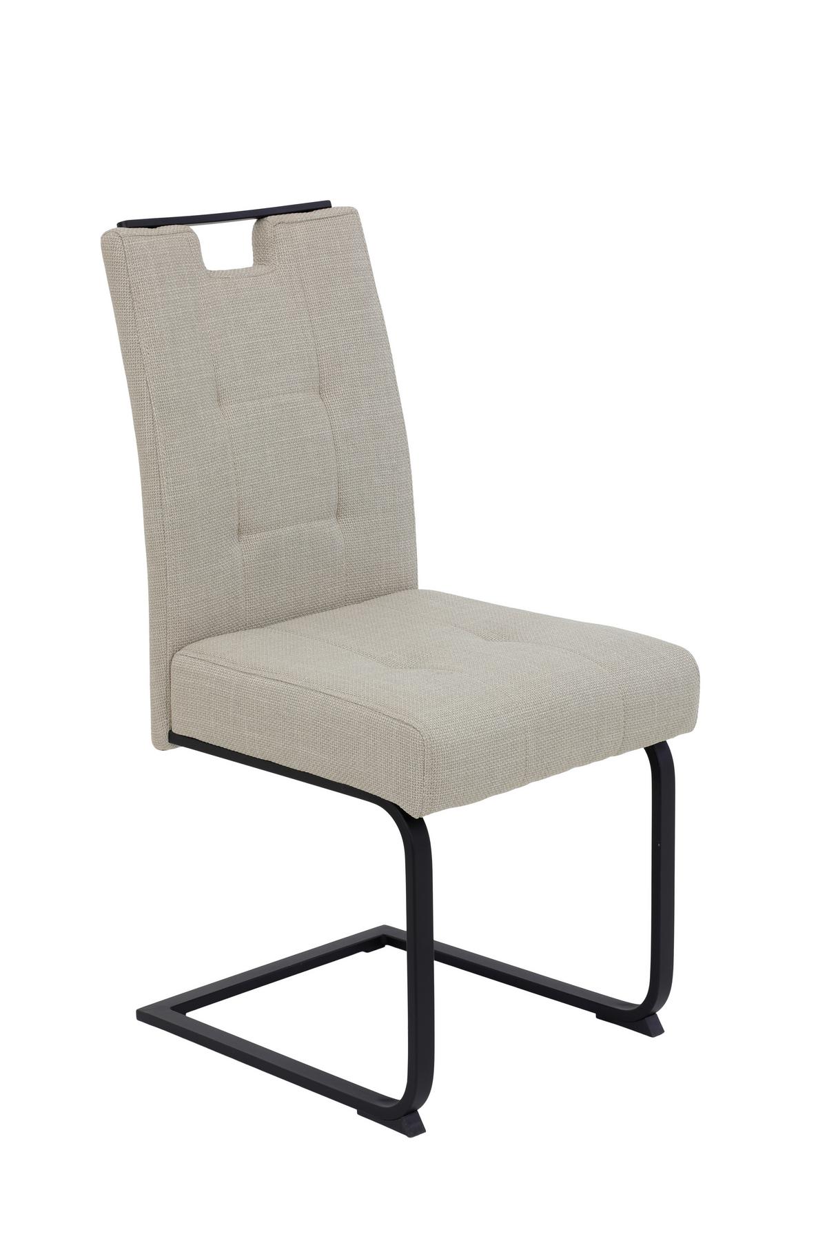 TISCHGRUPPE BEKE G - Eichefarben/Beige, MODERN, Holzwerkstoff/Textil (140 - 180/76/90cm) - MID.YOU