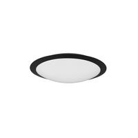 LED-Deckenleuchte Umberto Schwarz/Weiß max. 18,50 Watt - Schwarz/Weiß, Basics, Kunststoff (42/10cm) - Trio Leuchten