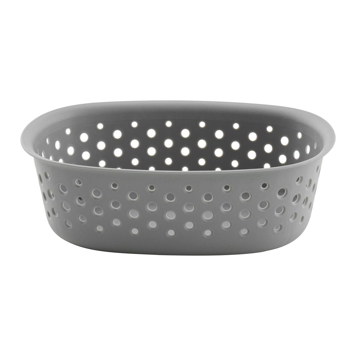 Coșuleț pentru depozitare Maja - cca. 0,8L - gri, Modern, plastic (18,5/13,5/6cm) - Mömax