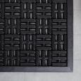 Fußmatte Karo Schwarz - Schwarz, Basics, Kunststoff (40/60cm) - Mömax modern living Fußmatte Karo Schwarz - Schwarz, Basics, Kunststoff (40/60cm) - Mömax modern living