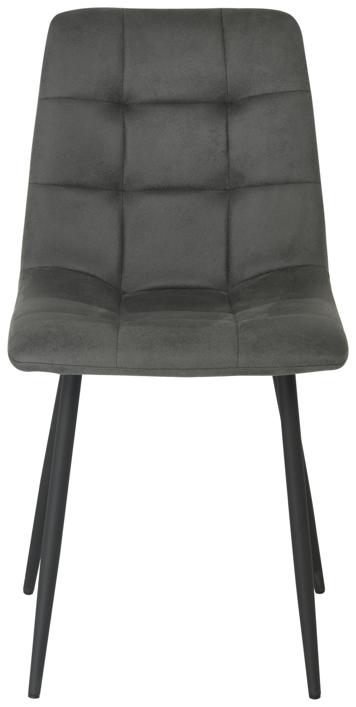 Stolica Lech - siva/crna, Konvencionalno, drvo/metal (45/88/55cm)