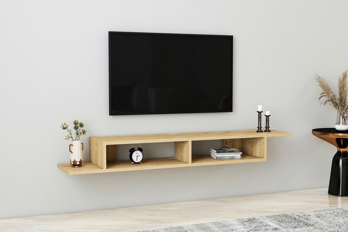 Wandboard Artemis ca. 149x14,4x30 cm Eichefarben - Eichefarben, Design, Holzwerkstoff (149/16,4/29,6cm) - Livetastic