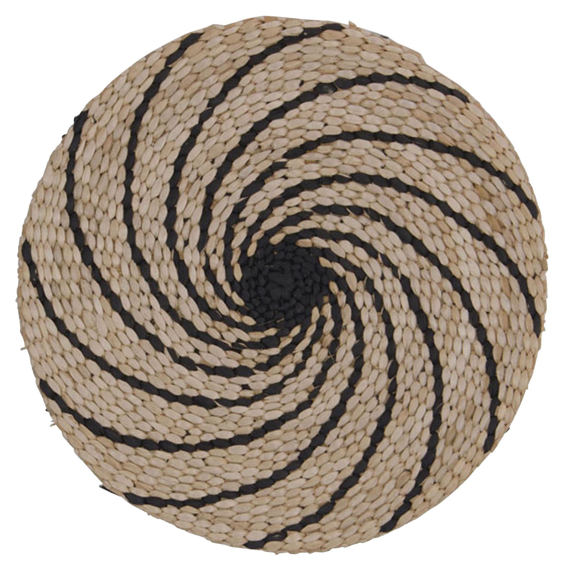 Fali Dekoráció Merida - natúr/fekete, Natur, fa/fém (40/0,5cm) - Zandiara