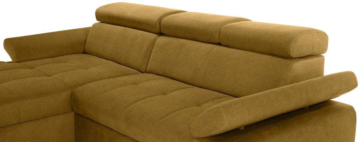 Kutna Garnitura Perry - srebrne boje/ecru, Design, tekstil/drvo (183/292cm) - Modern Living