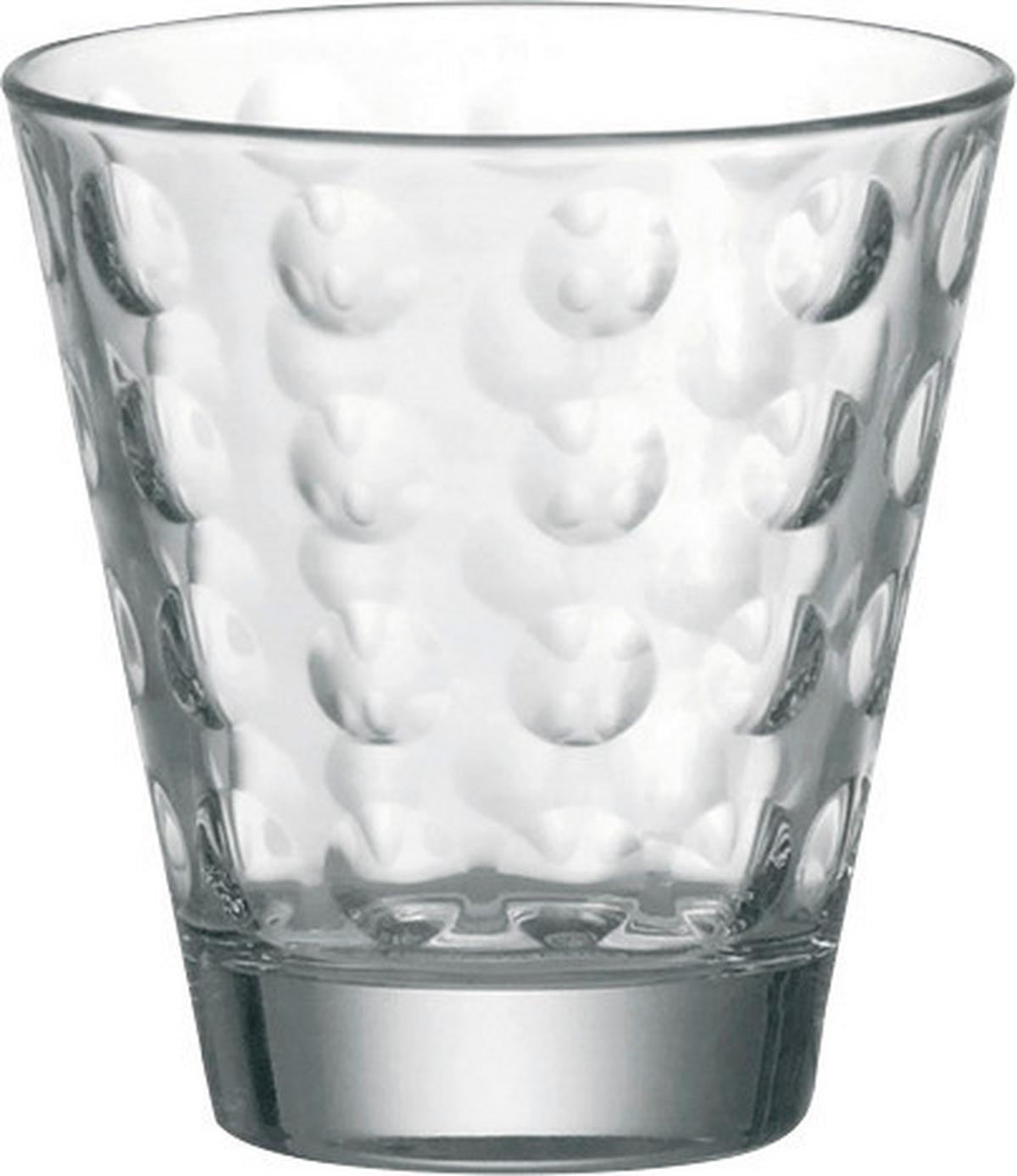 KOMPLET SZKŁA STOŁOWEGO 012855 - przezroczysty, Basics, szkło - Leonardo