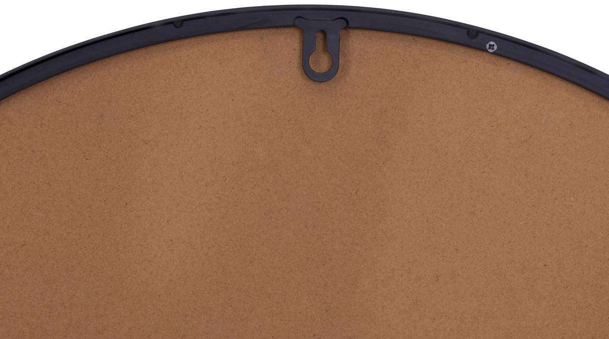 LUSTRO ŚCIENNE KATIE - czarny, Trend, materiał drewnopochodny/metal (60/60/4cm) - Landscape