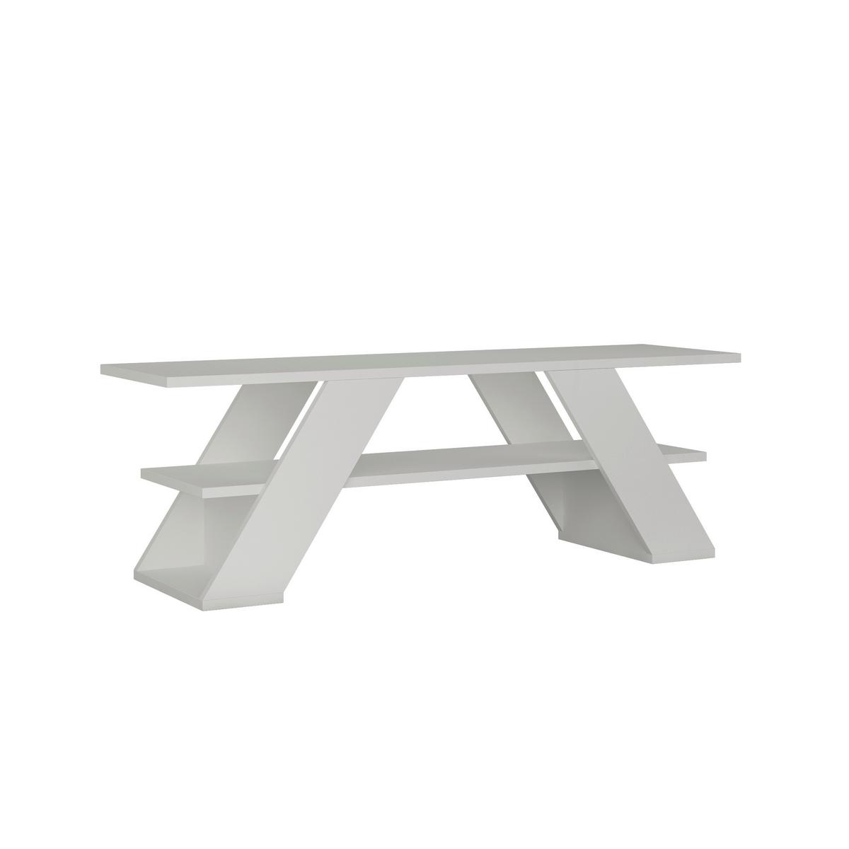 Tv Element Farfalla, Bela - bela, Design, leseni material (120/33,5/40cm) - Livetastic