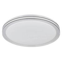 Led Stropna Svjetiljka 41263-24 - bijela/prozirno, Konvencionalno, metal/plastika (49,5/7,5cm) - Globo