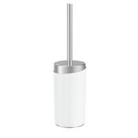 Wc-kefe Chris - nemesacélszínű/fehér, Modern, műanyag/fém (9,6/37cm) - Premium Living