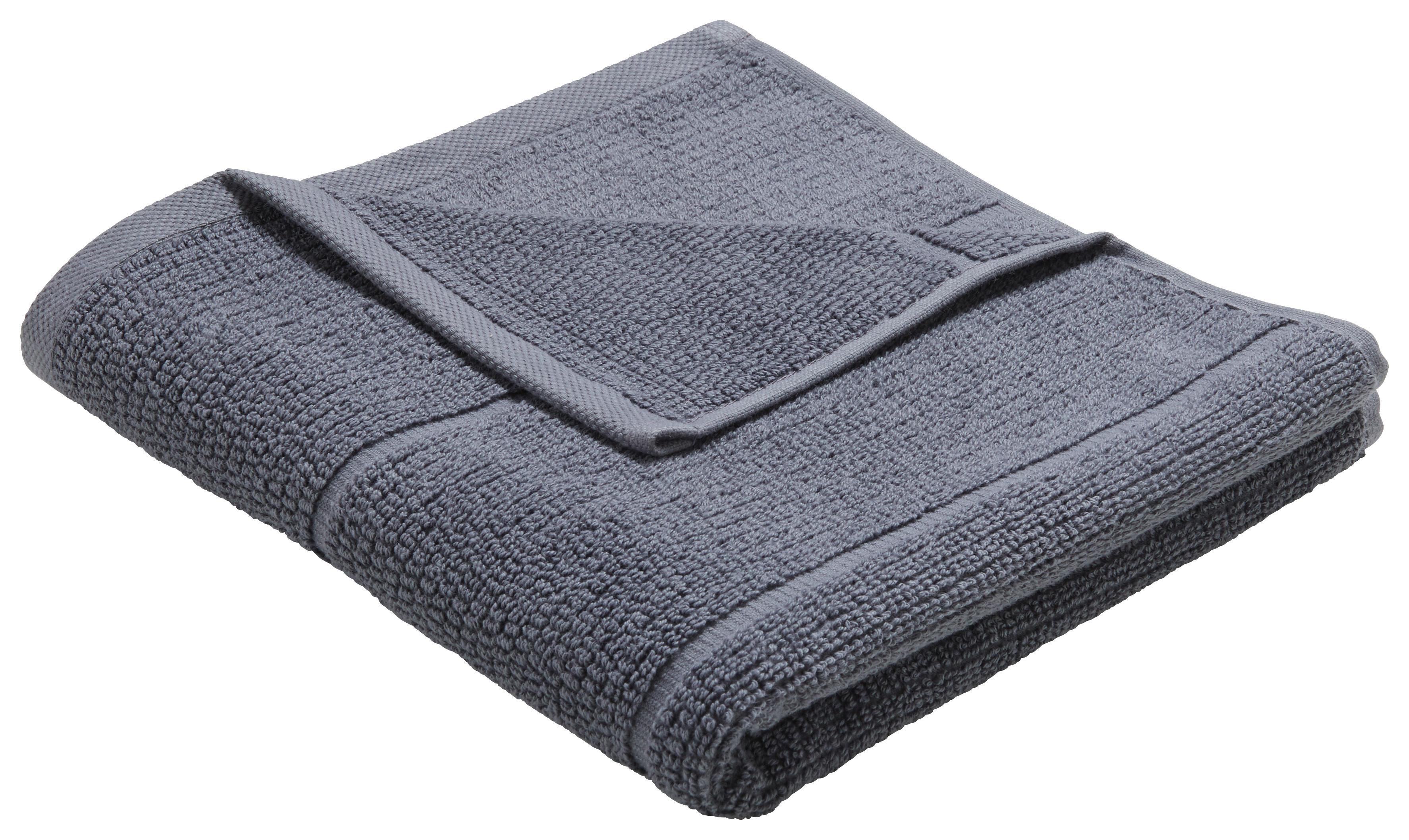 Handtuch Anna Anthrazit - Anthrazit, Textil (50/100cm) - Mömax modern living