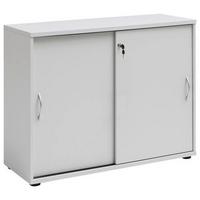 Aktenschrank Serie 4000 Hellgrau - Hellgrau, Basics, Holzwerkstoff (100/77,4/39,5cm) - MID.YOU