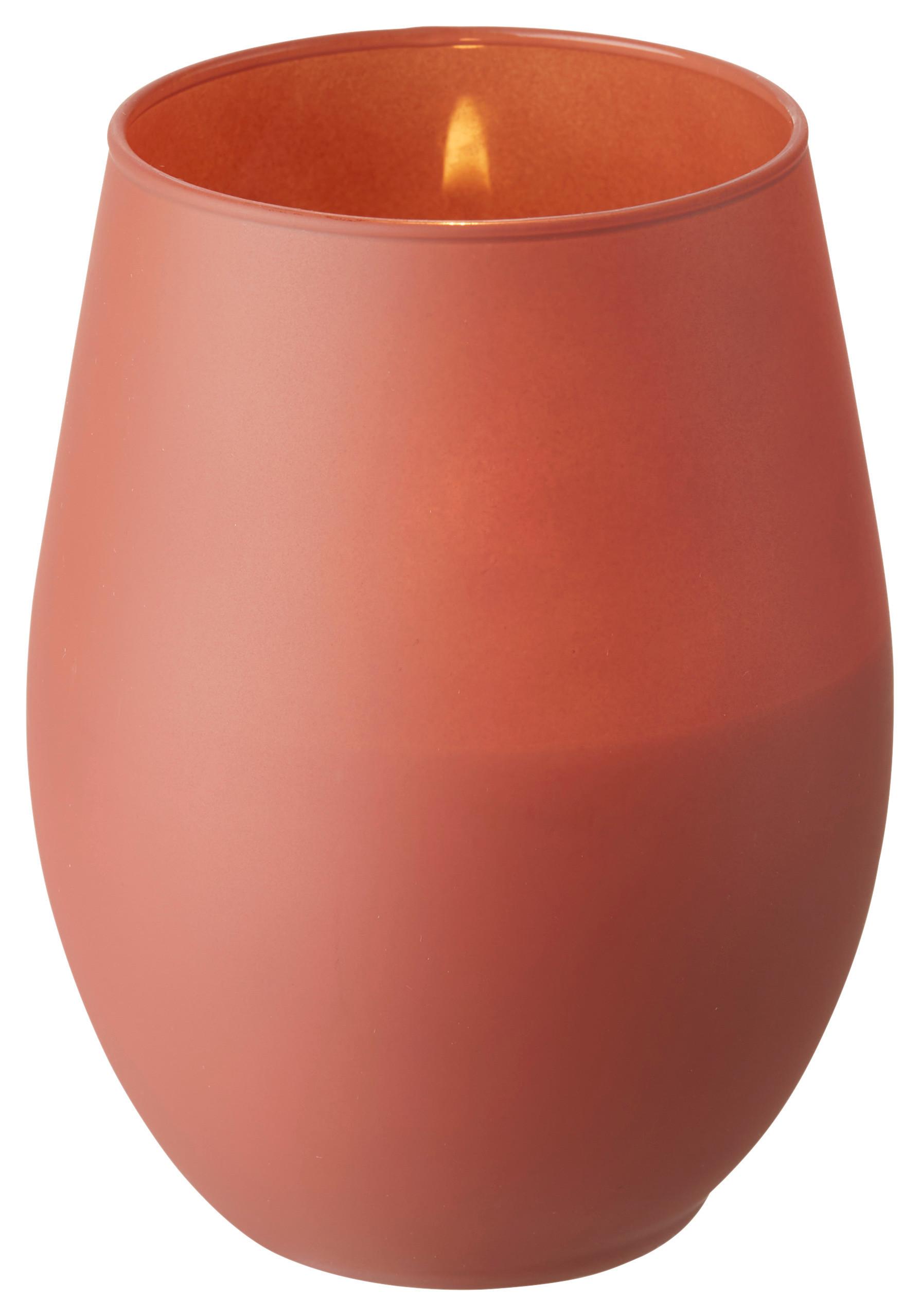 Gyertya Üvegben Earth Tones - bézs/sötétnarancs, Üveg (7,6/12,5cm) - Modern Living