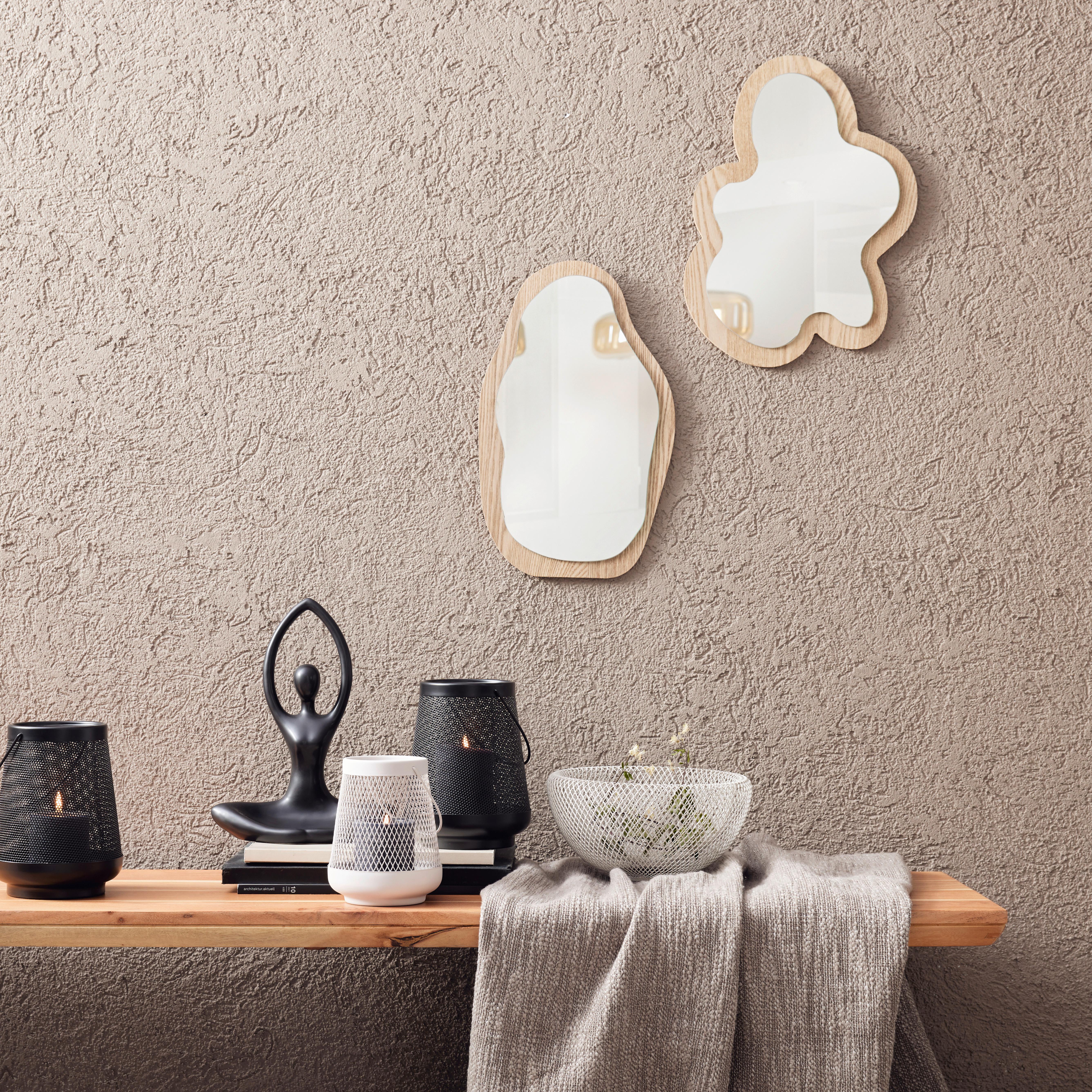Wanddeko Farina in Braun - Basics (24,5/40cm) - Modern Living