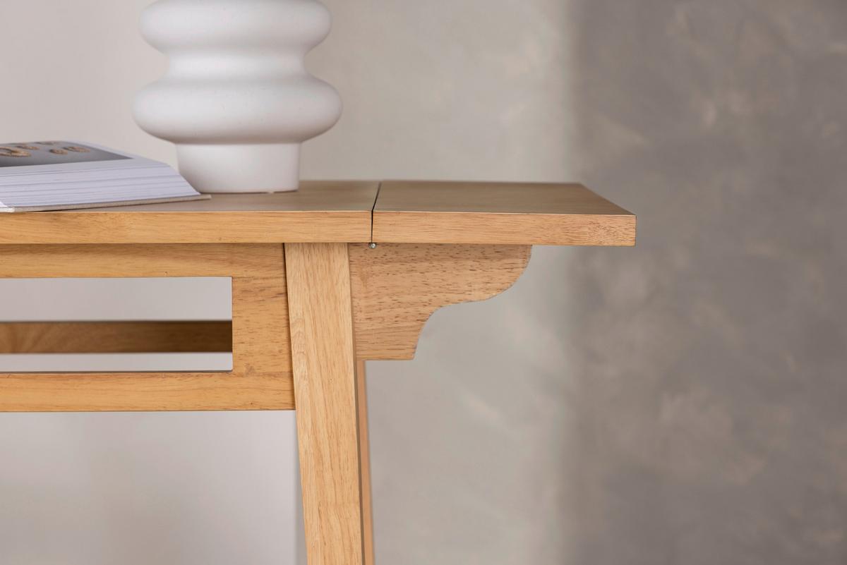 ESSTISCH YAKIDON - Beige, Design, Holz (60/72/45cm) - Livetastic