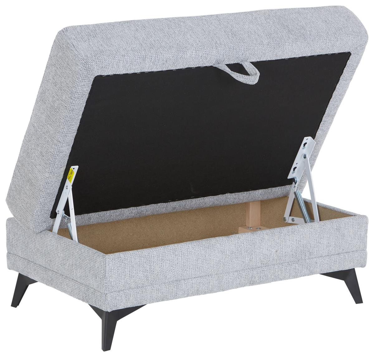 Taburet SOUND - gri, Modern, textil (100/45/64cm)
