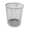 CORBEILLE À PAPIER MESH -SB- - couleur argent, métal (30,5/34,5/29,5cm) - Mömax