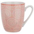 Kaffeebecher Nina aus Porzellan ca. 340ml - Rosa, Keramik (8,5/10cm) - Mömax modern living Kaffeebecher Nina aus Porzellan ca. 340ml - Rosa, Keramik (8,5/10cm) - Mömax modern living