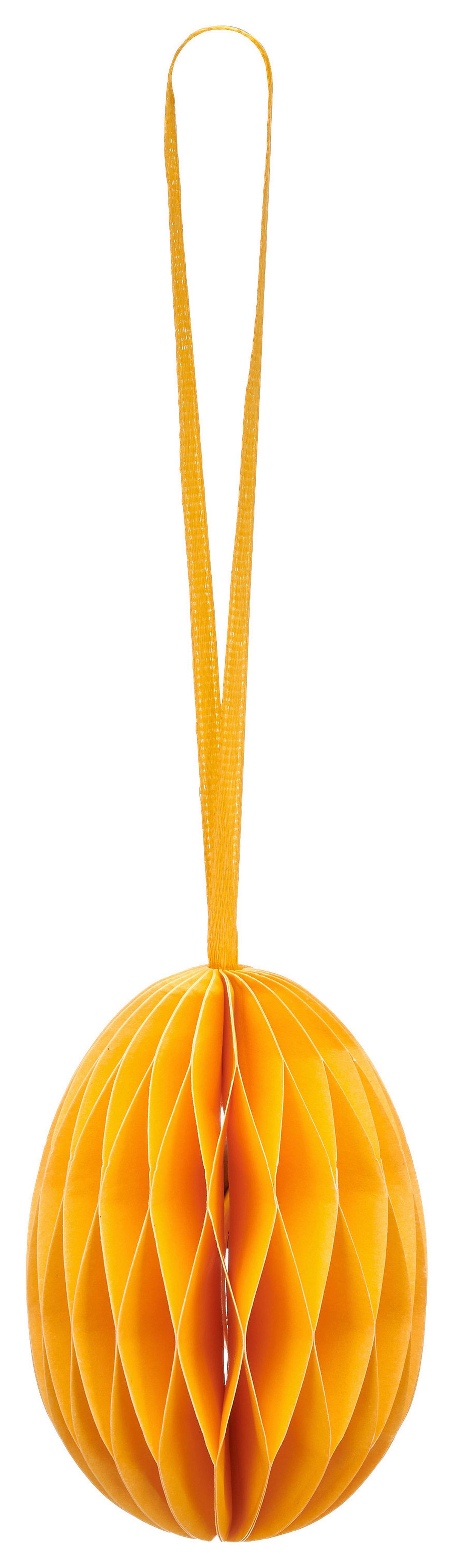 Dekohänger Paper I Gelb/Rosa/Flieder/Grün, 4 Stk. - Gelb/Pastellgrün, KONVENTIONELL, Papier (5/7/5cm) - Mömax