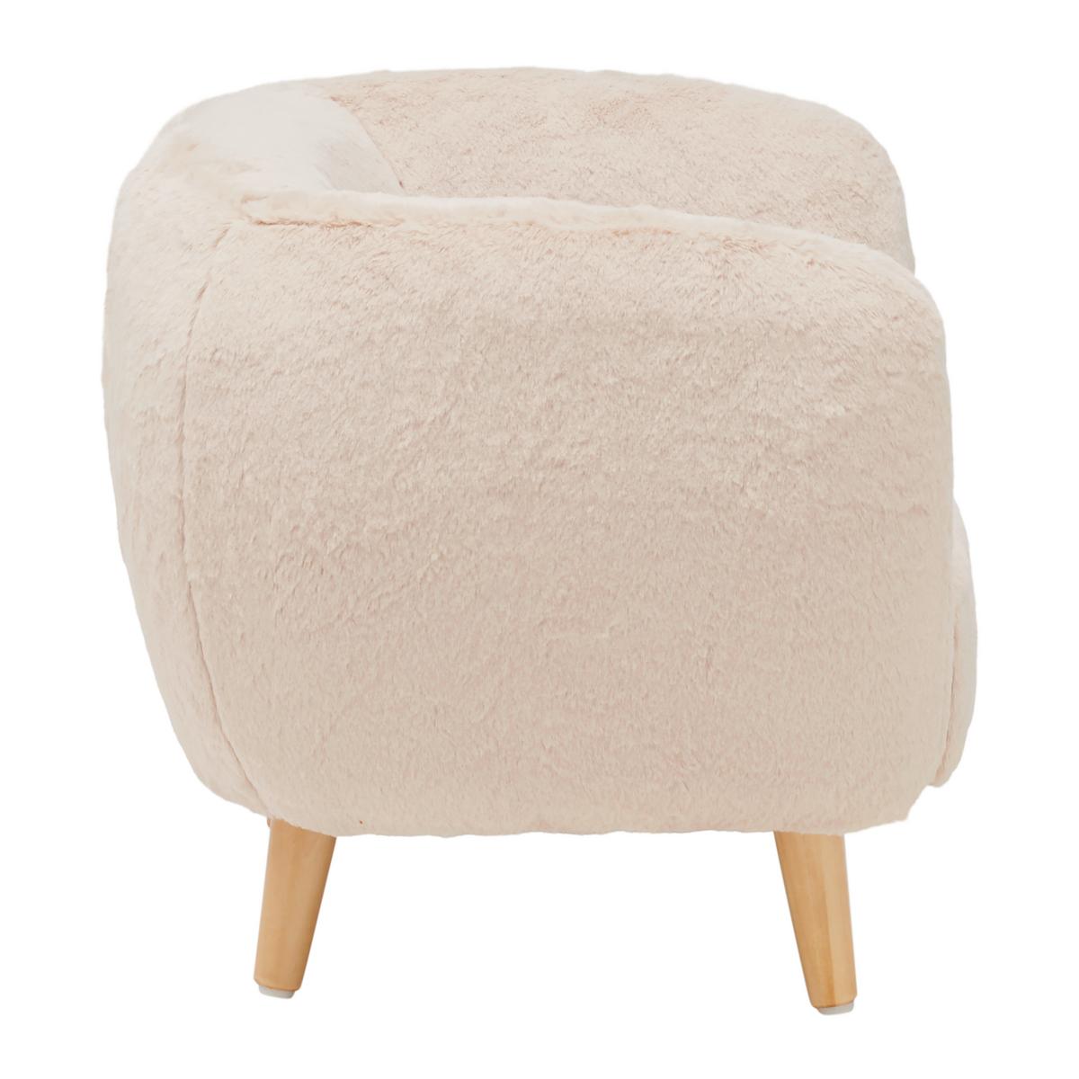KINDERSESSEL FLUFFY -TREND- - Beige, Modern (52/44/41cm) - Premium Living