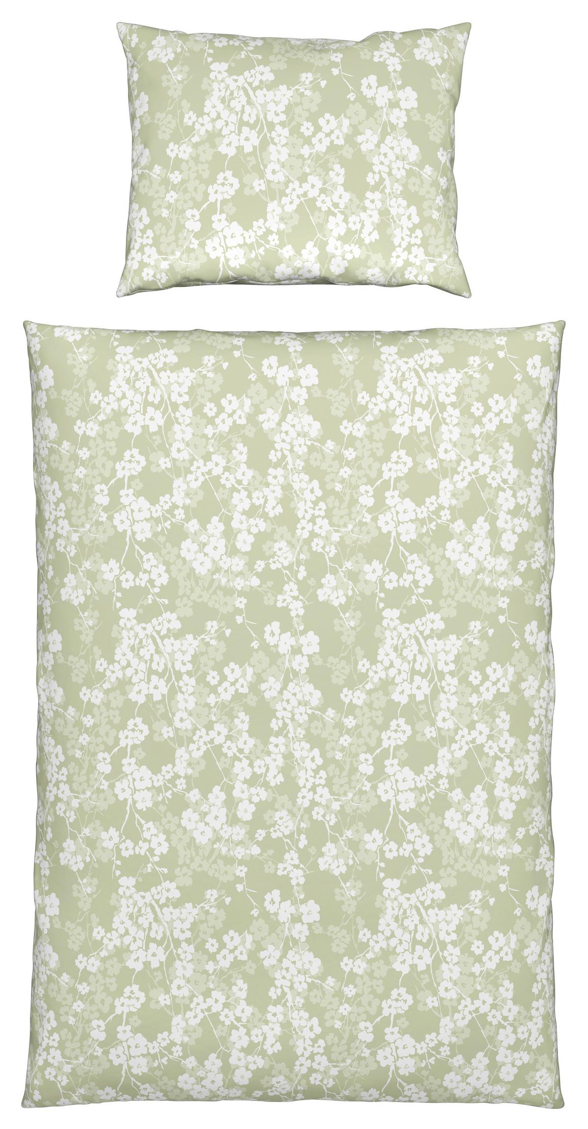 Ágyneműhuzat-garnitúra Catrin - zsályazöld, Lifestyle, textil (140/200cm) - Modern Living