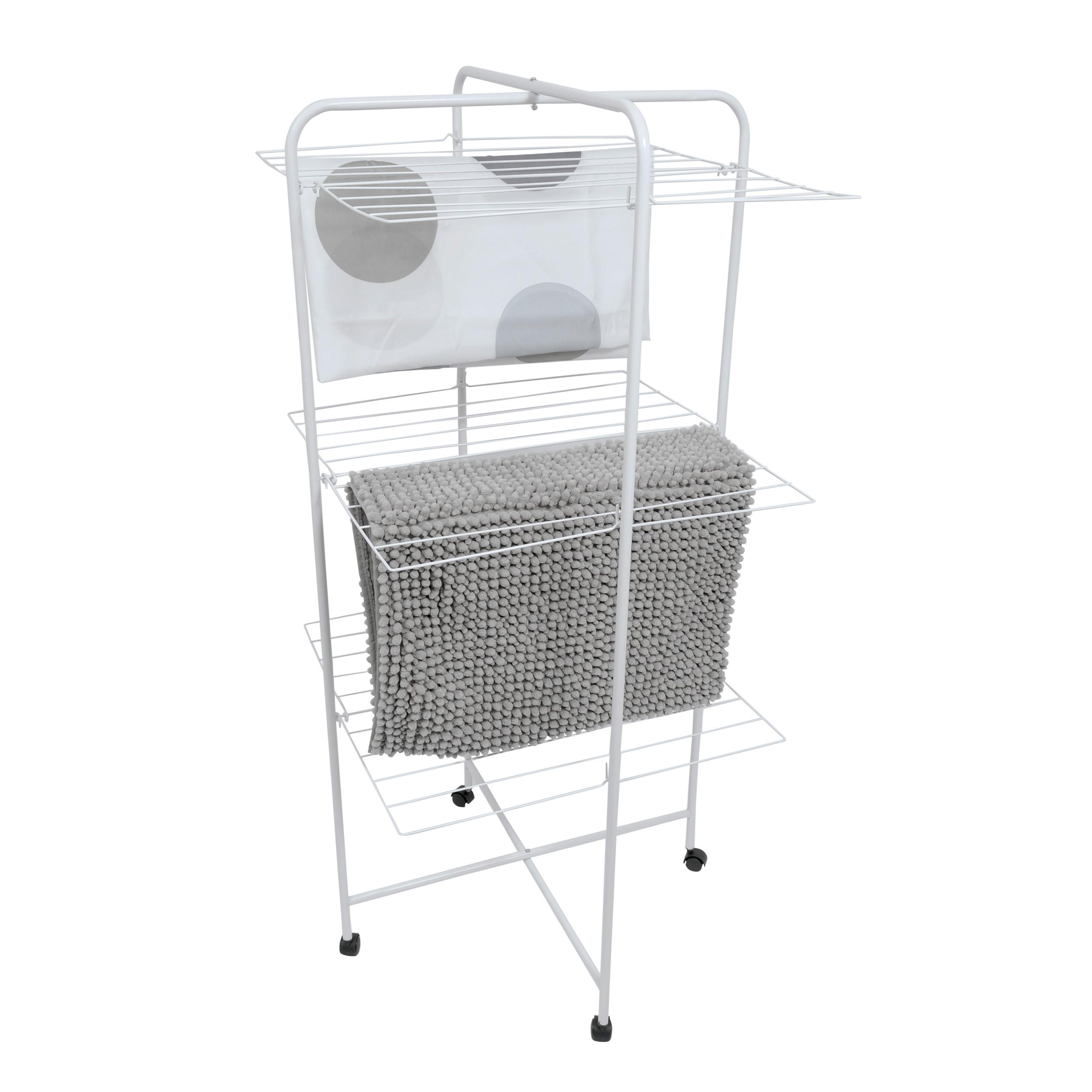 Turmwäschetrockner 130129 - Weiss, Basics, Metall (63/135/63cm) - Spirella