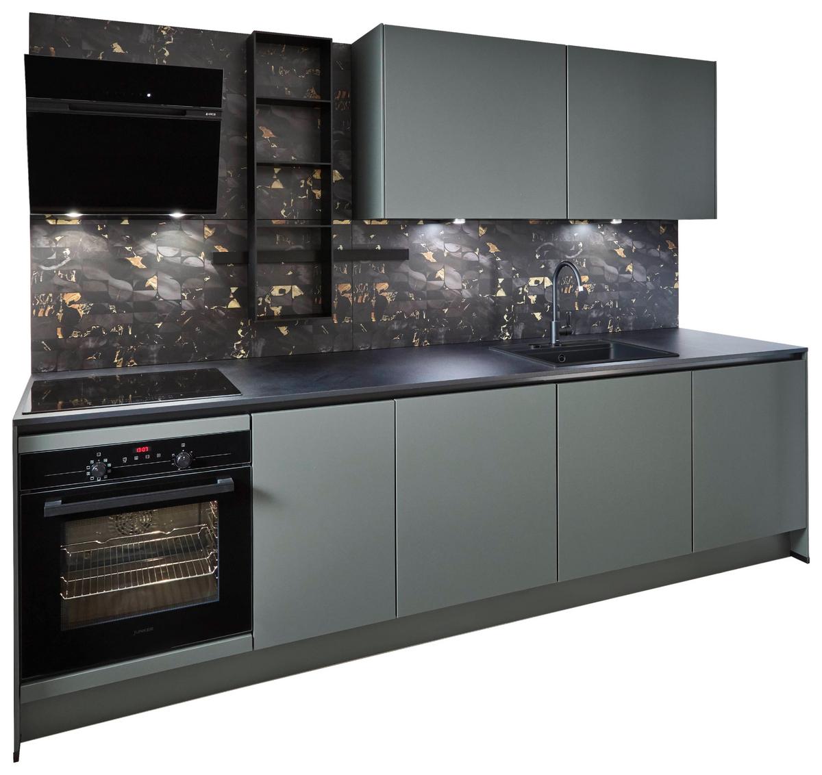 Bucătărie la comandă Easytouch - Basics, material pe bază de lemn (290cm) - Nobilia