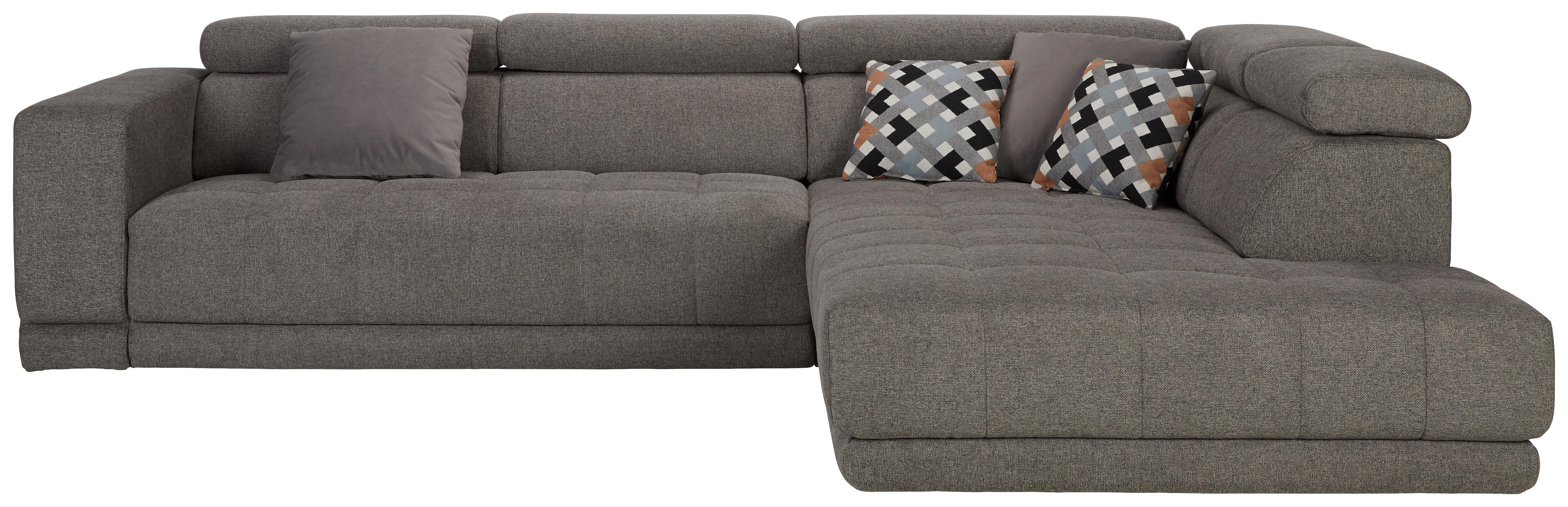 Ecksofa in Grau - Grau, Modern, Textil (321/230cm) - Modern Living